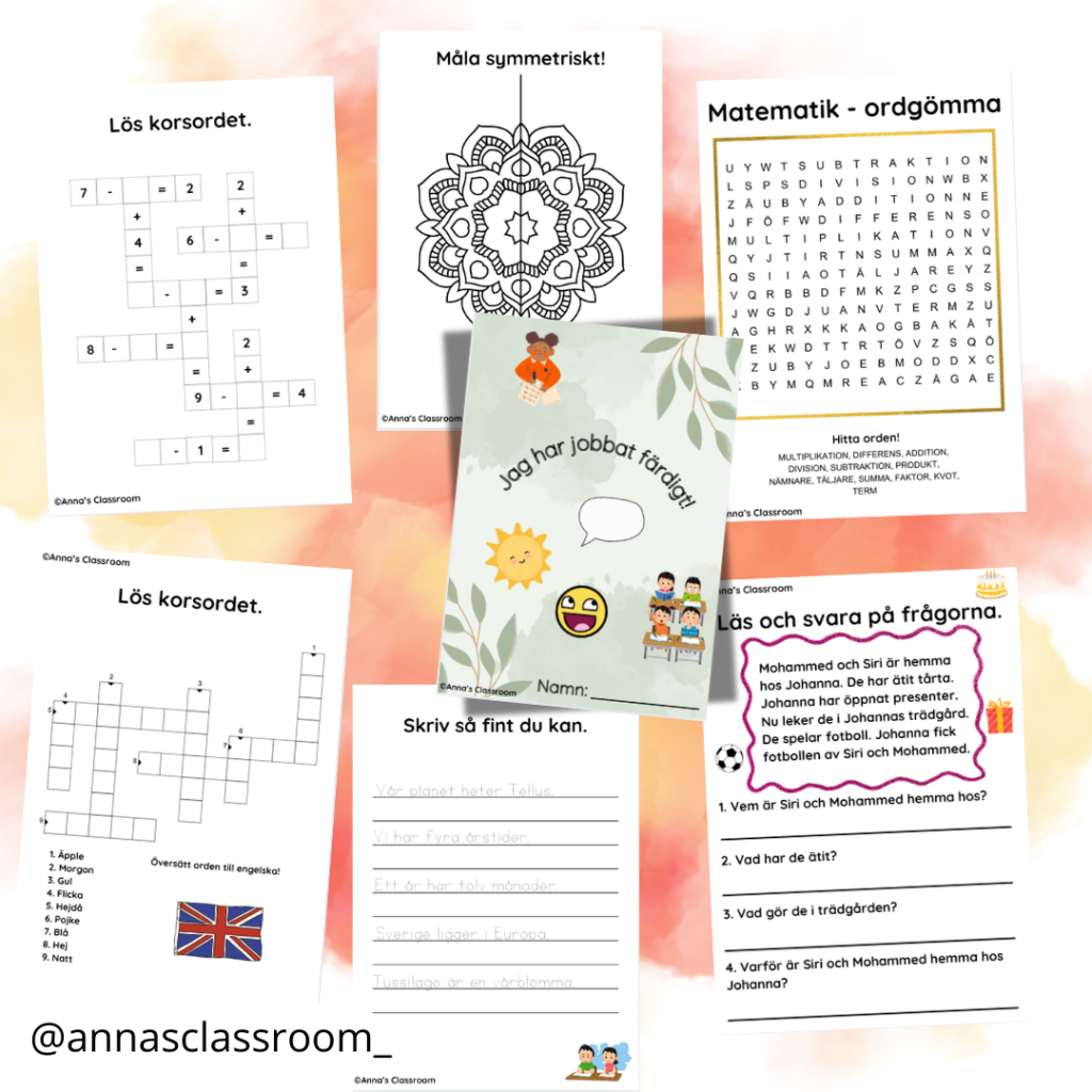 ”Jag har jobbat färdigt” – Arbetshäfte