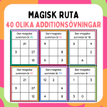 Magisk ruta: Additionsövningar - bild 1