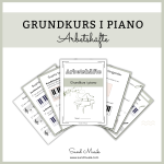 Grundkurs i piano - bild 1