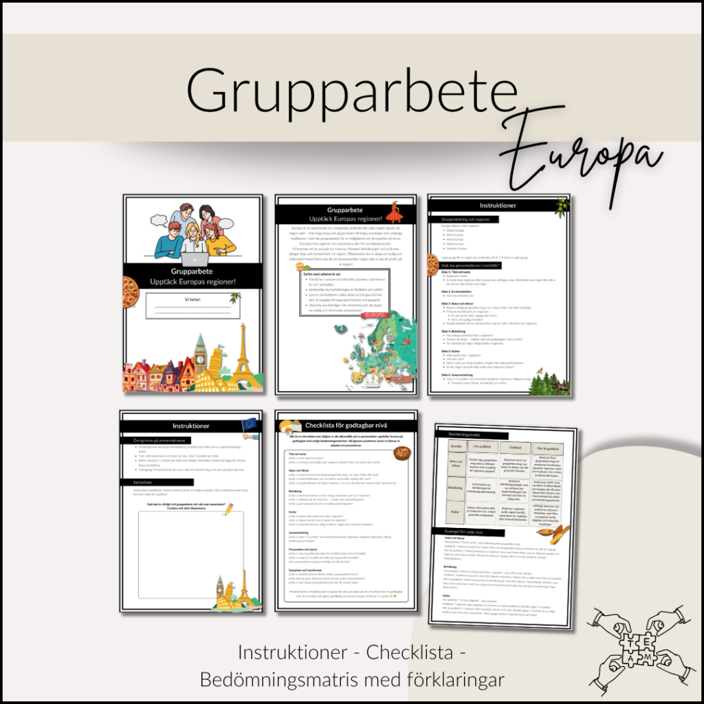 Grupparbete: Europas regioner