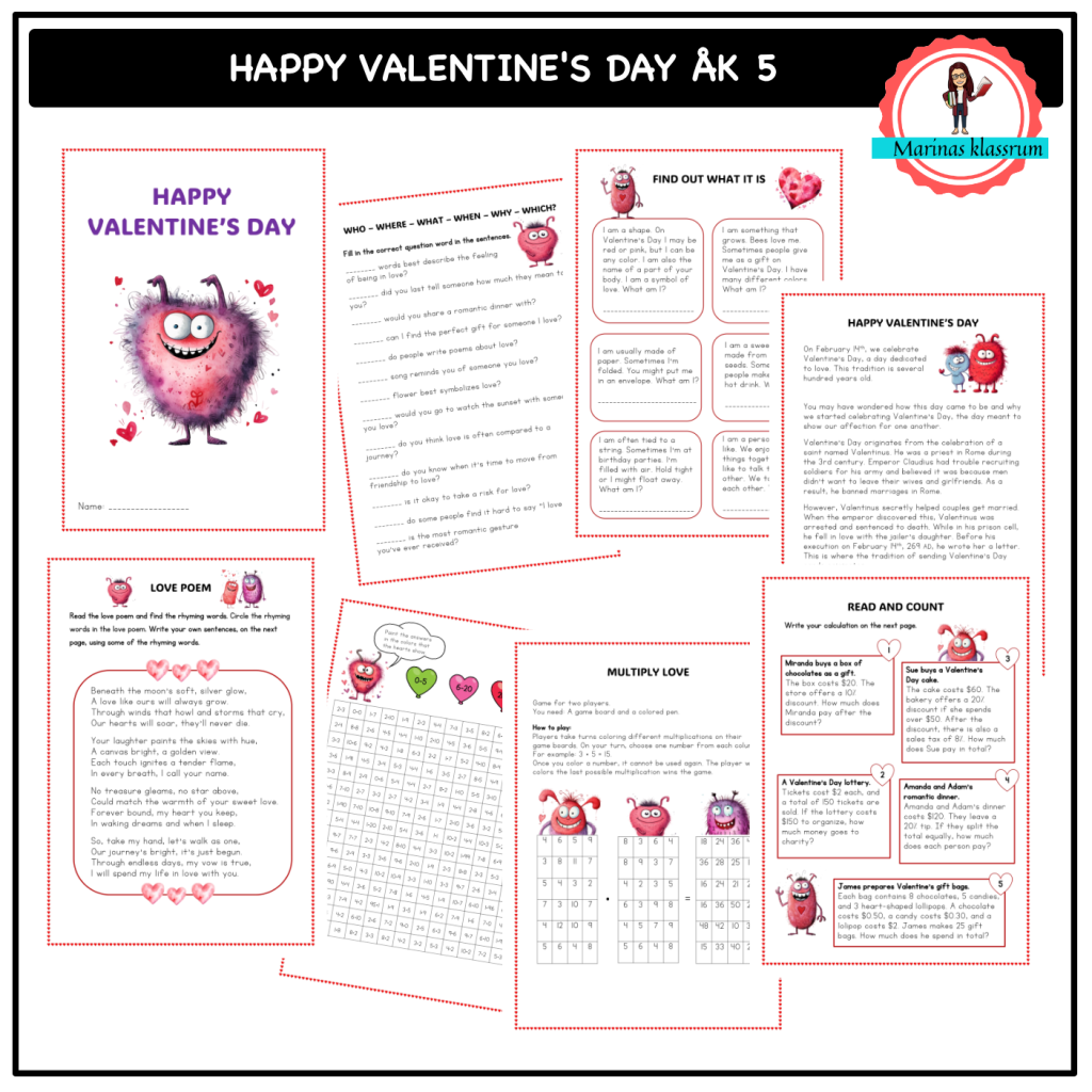 Happy Valentine’s Day – åk 5