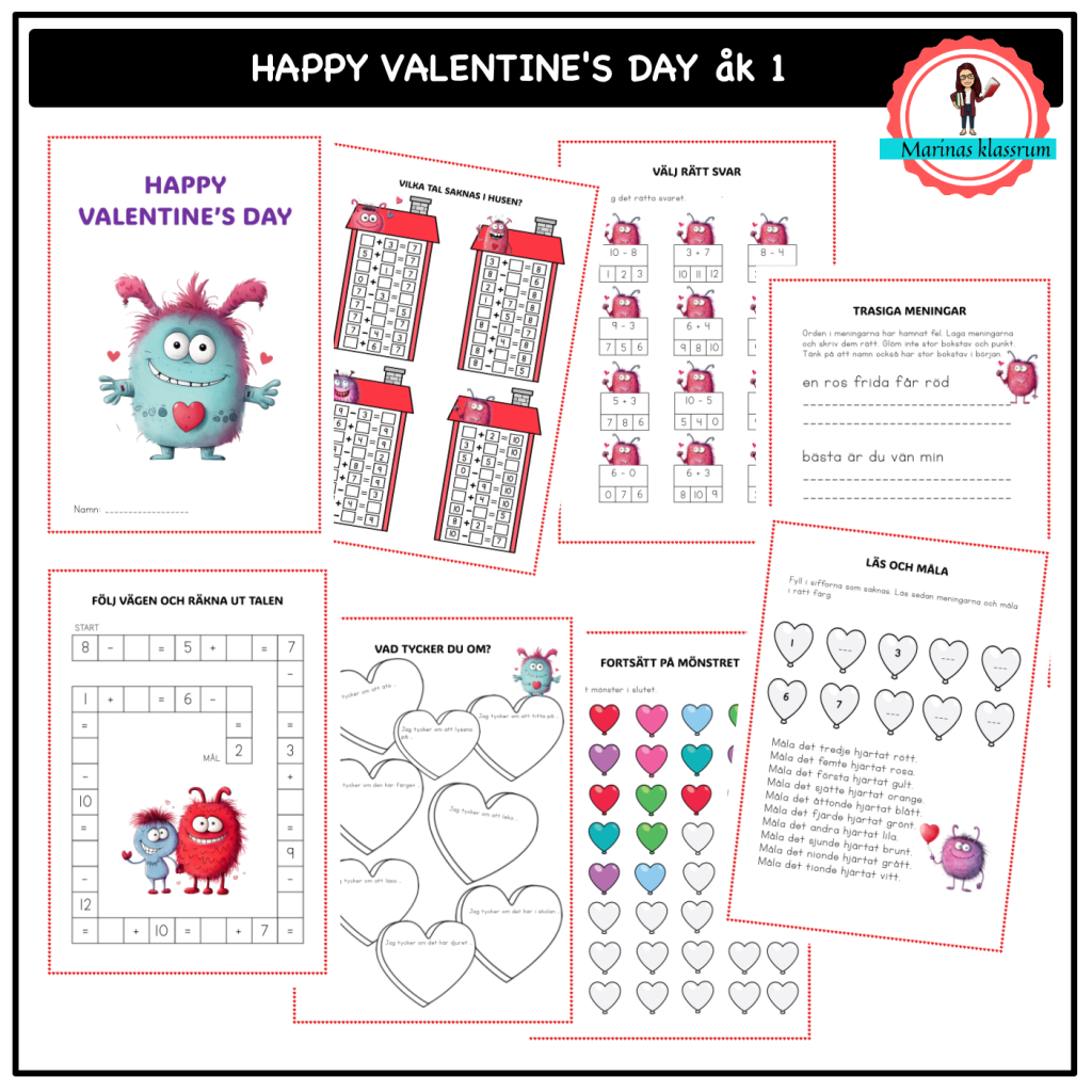 Happy Valentine’s Day – åk 1