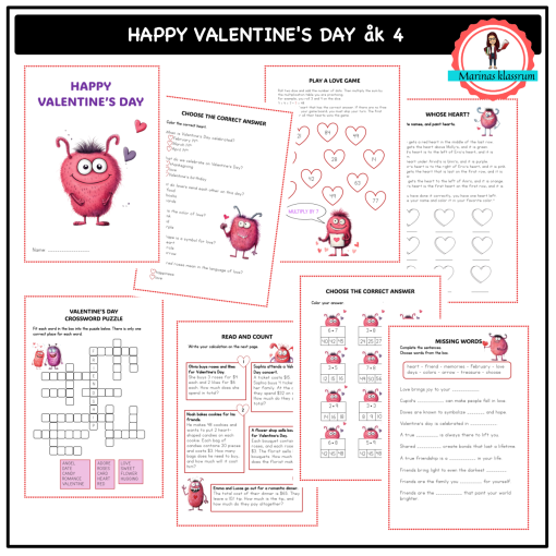 Happy Valentine's Day - åk 4