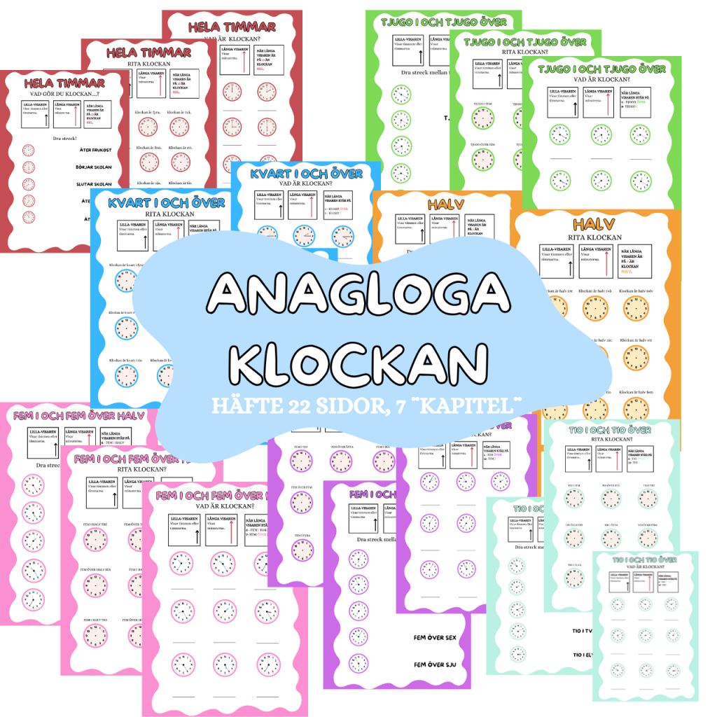 Analoga klockan Häfte 22 sidor