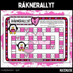 Räknerallyt – multiplikation – 1