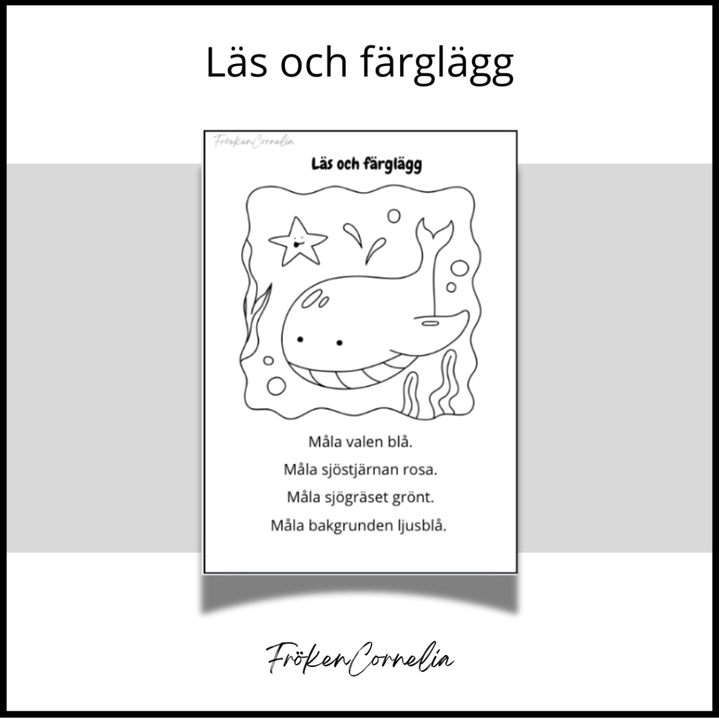 Läs och färglägg