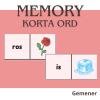 Memory - korta ord - gemener