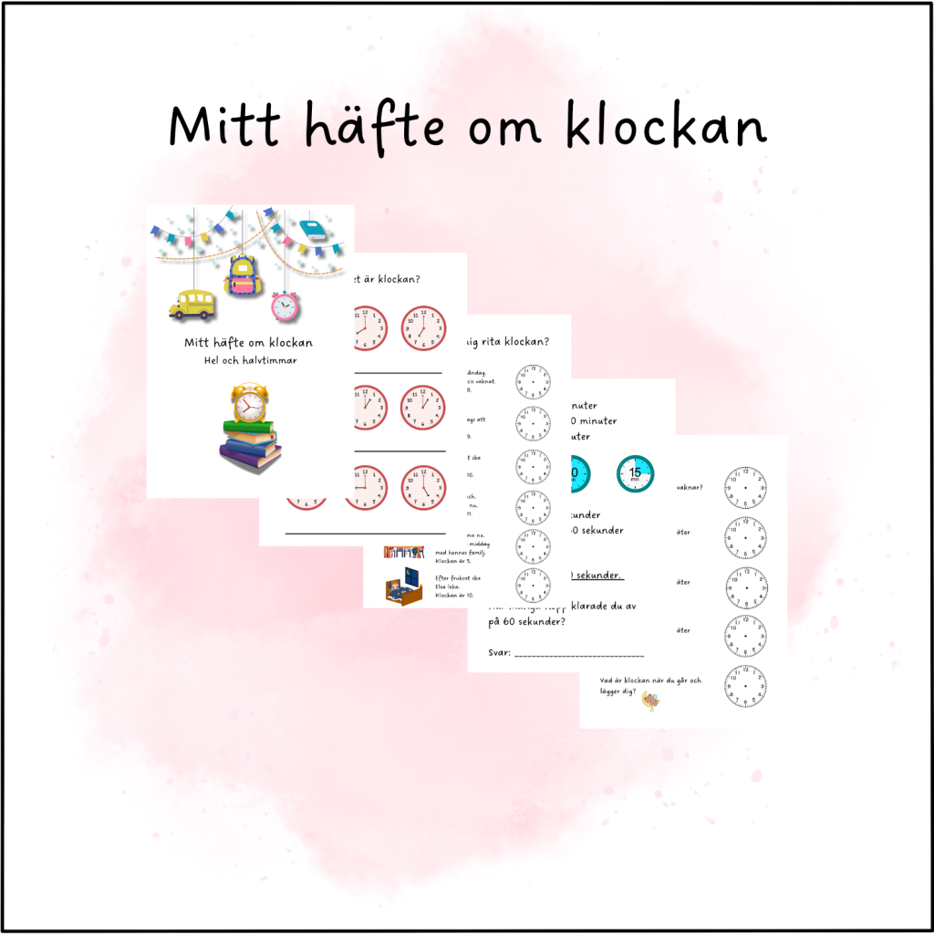 Mitt häfte om klockan