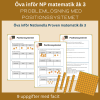 Problemlösning med positionssystemet, öva inför NP MA åk 3