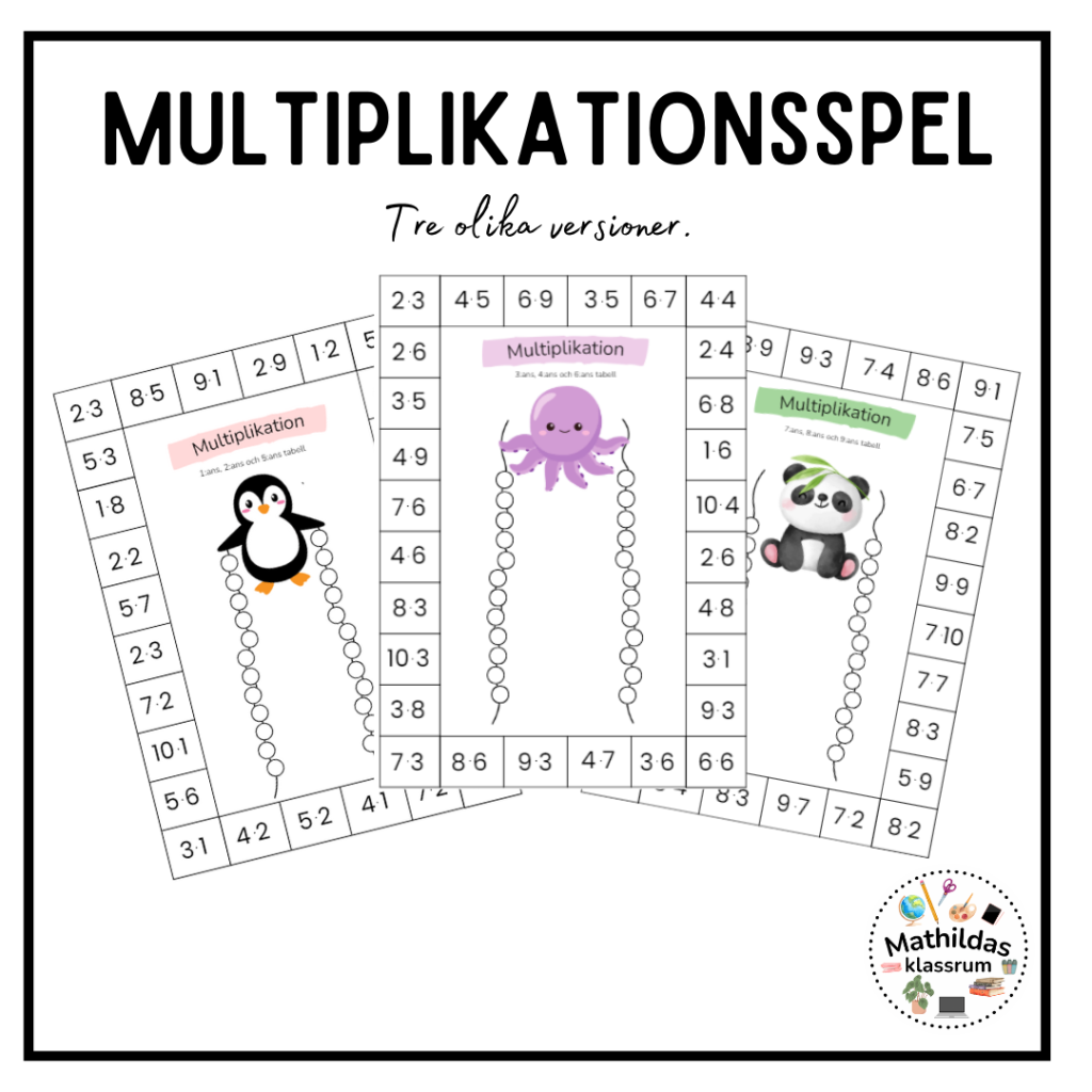 Multiplikationsspel