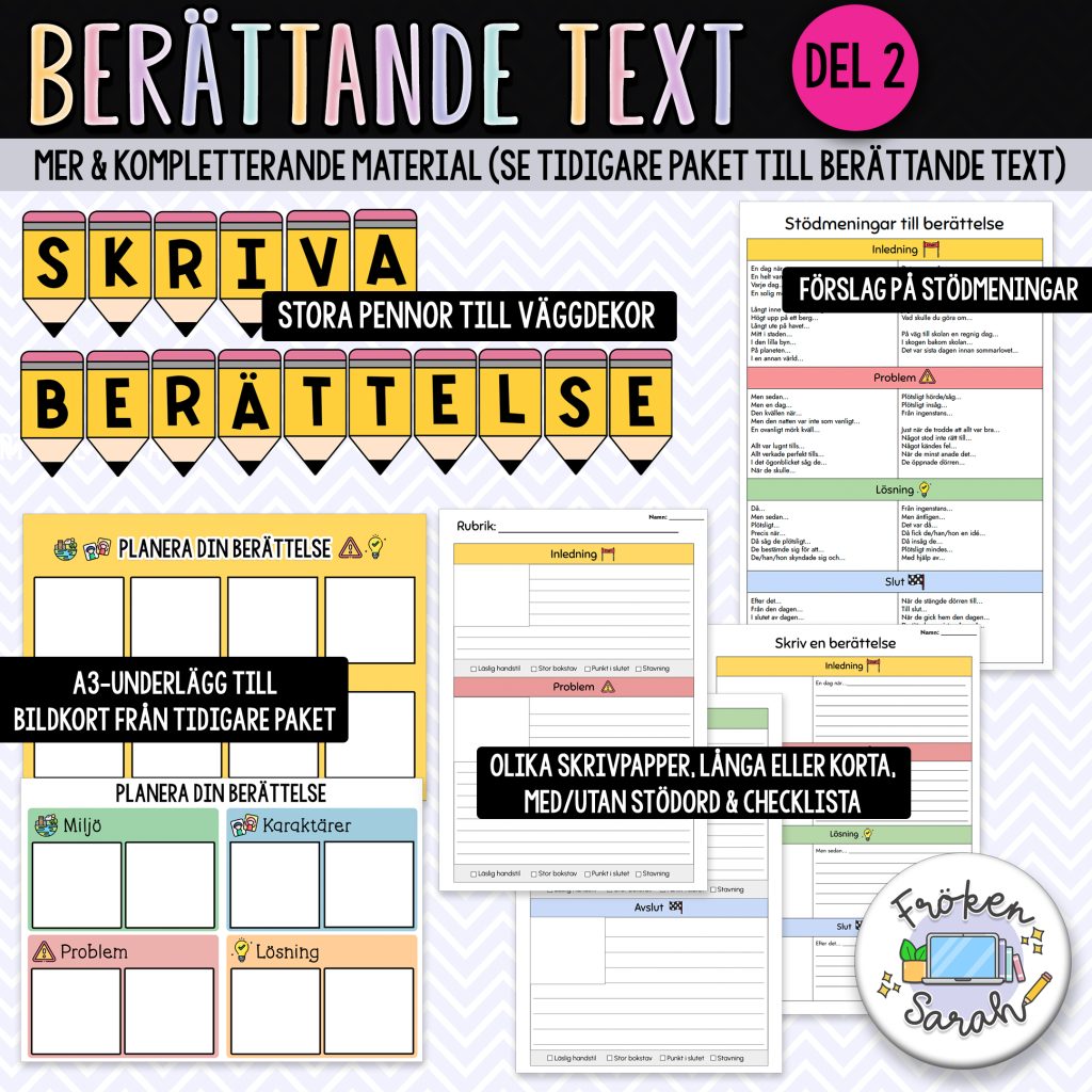 Kompletterande paket: Berättande text