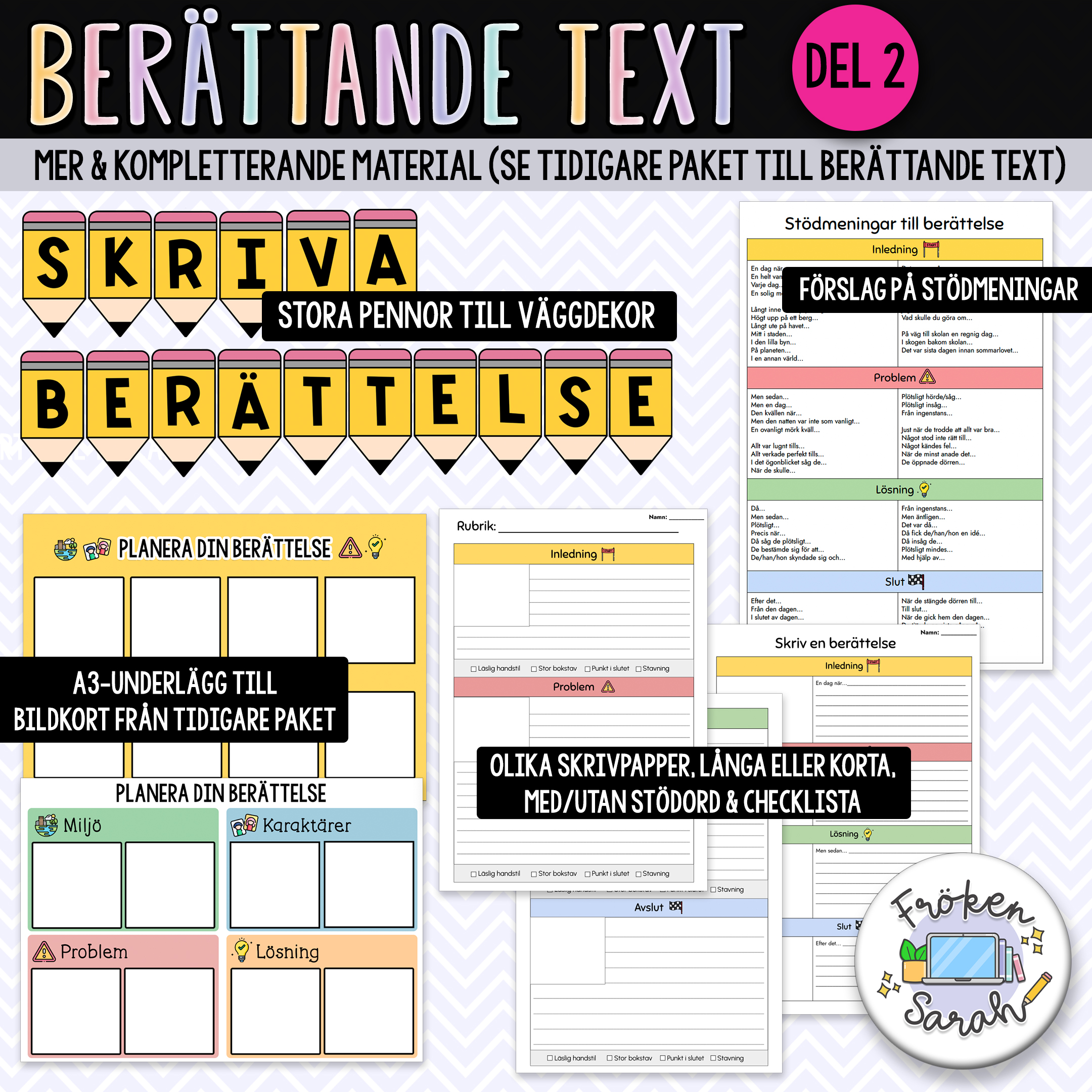 Kompletterande paket: Berättande text