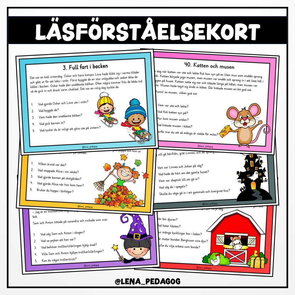 Läsförståelsekort