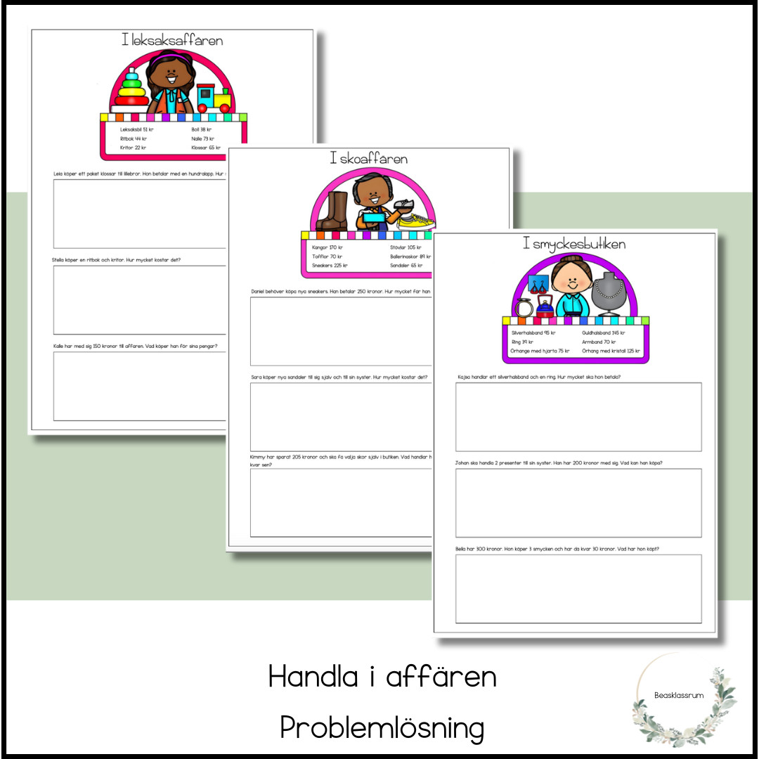 Handla i affären - problemlösning