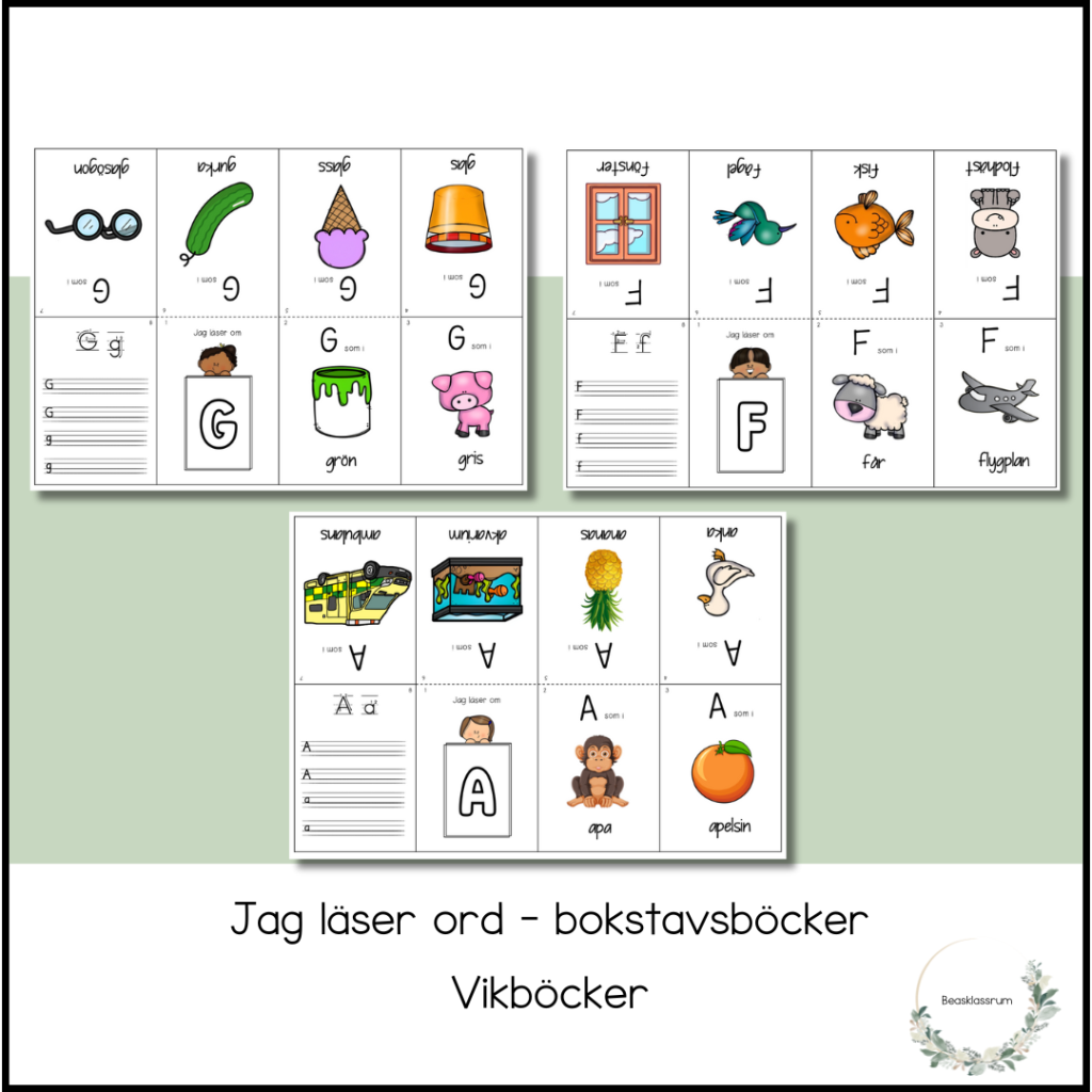 Jag läser ord – vikböcker