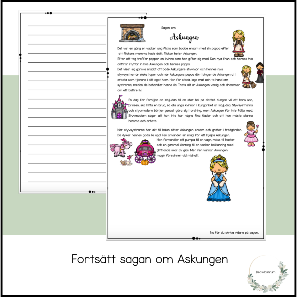 Fortsätt sagan om Askungen