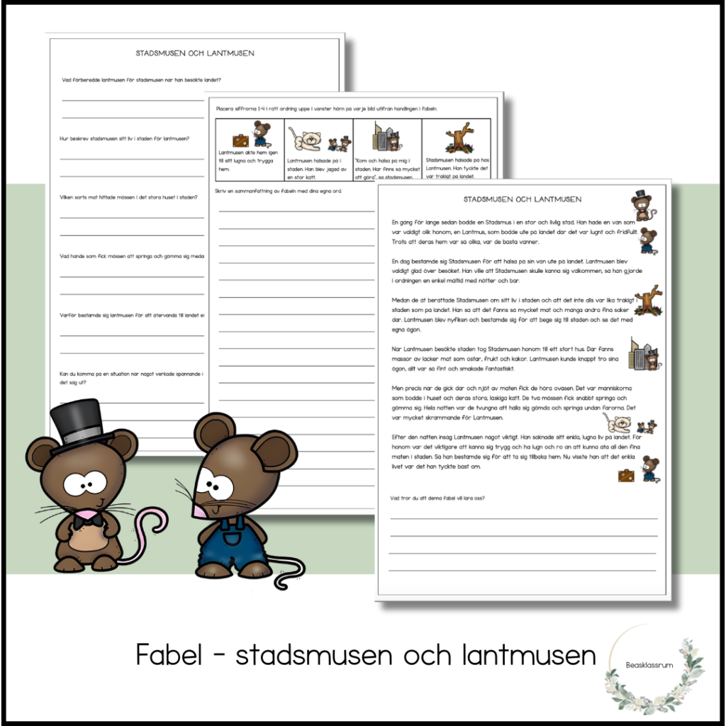 Fabel – stadsmusen och lantmusen