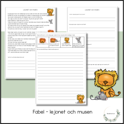 Fabel - lejonet och musen