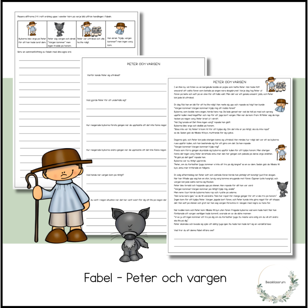 Fabel – Peter och vargen