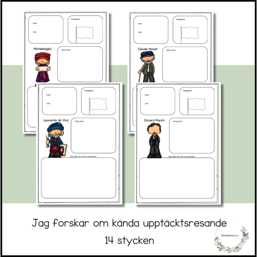 Jag forskar om konstnärer