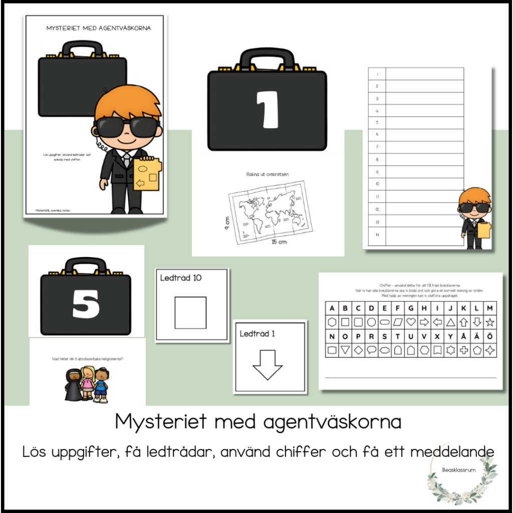 Mysteriet med agentväskorna – analogt escape room