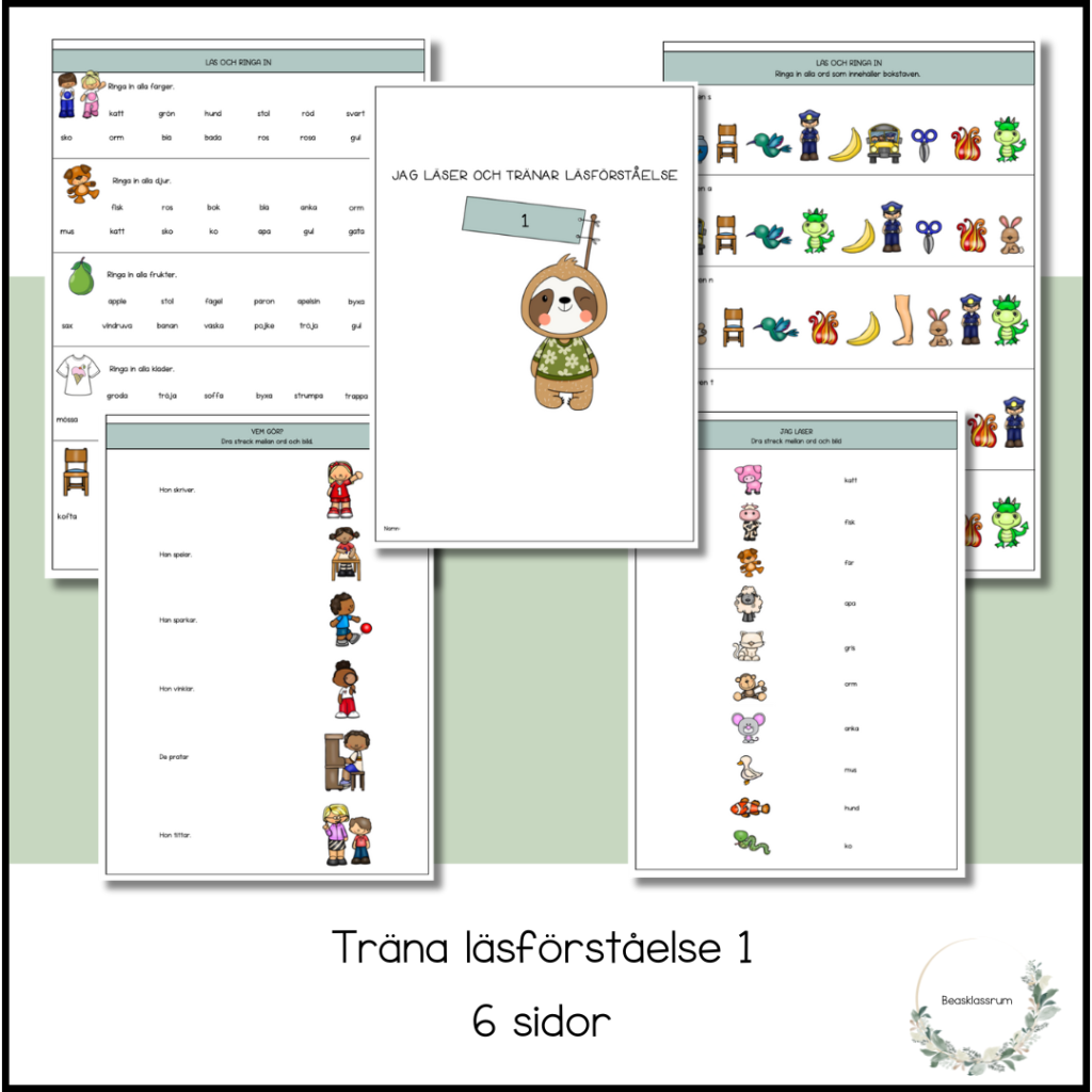 Träna läsförståelse 1