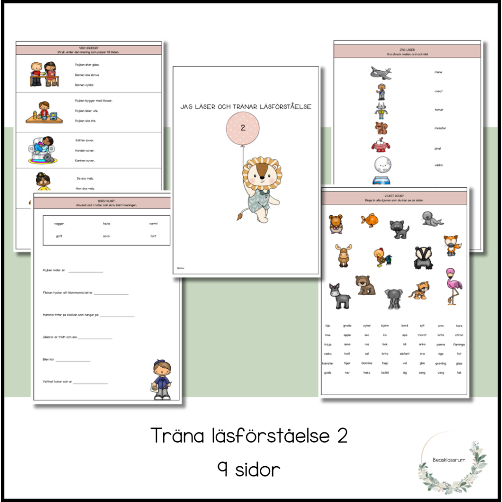 Träna läsförståelse 2
