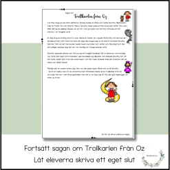 Fortsätt sagan om Trollkarlen från Oz
