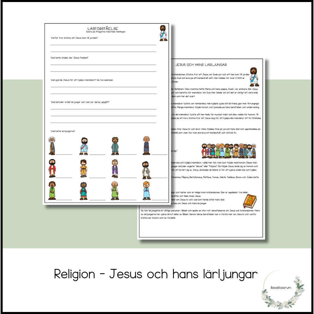 Jesus och hans lärljungar