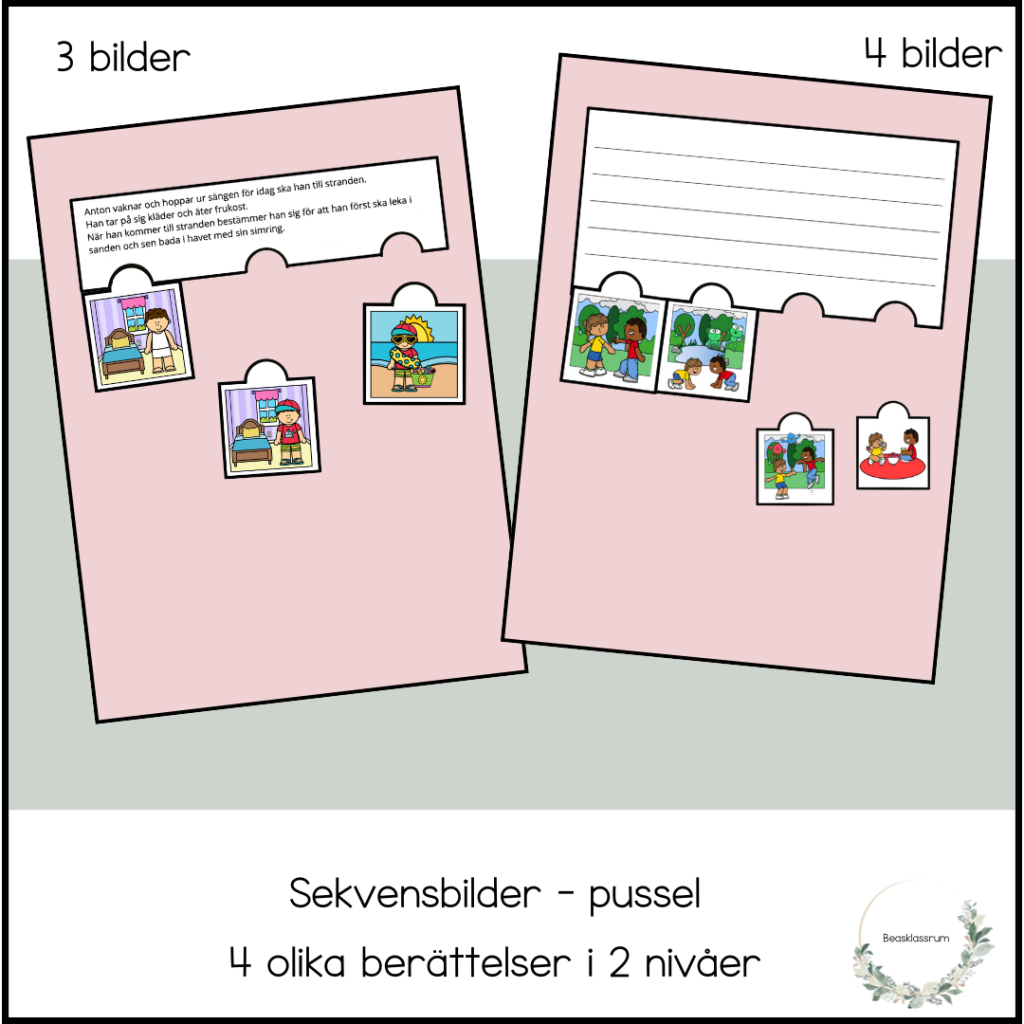 Sekvensbilder – bygg ett pussel
