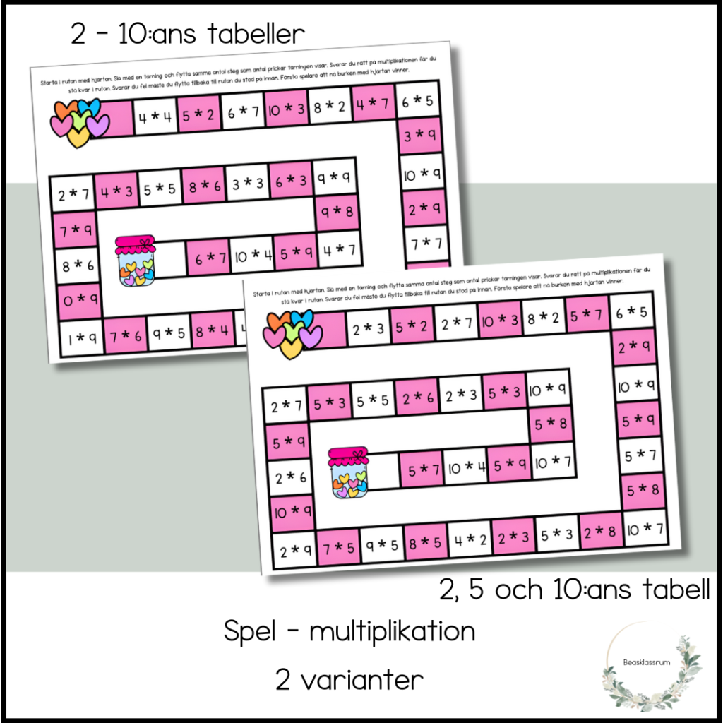 Multiplikationsspel