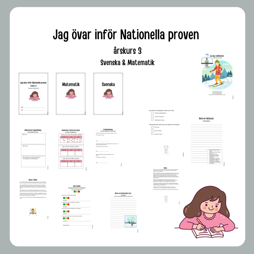 Jag övar inför Nationella proven åk 3 (version 2)