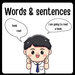 Words and sentences