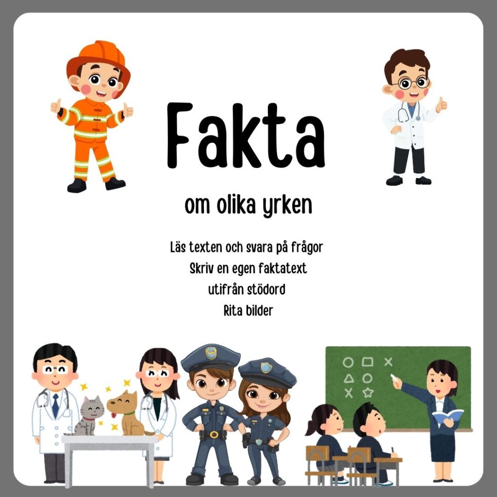 Fakta om olika yrken