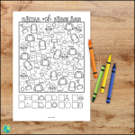 Räkna och färglägg – Vinter - bild 2