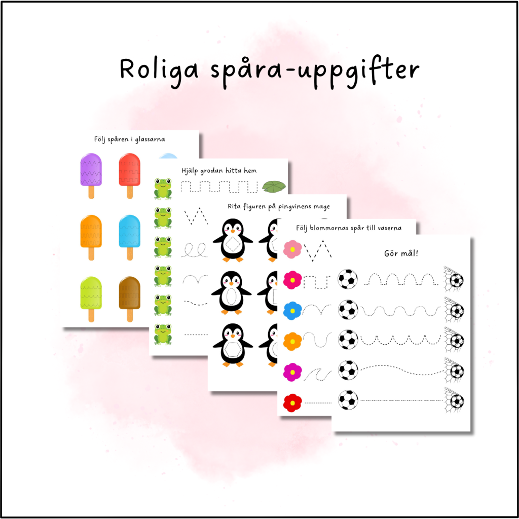 Roliga spåra-uppgifter