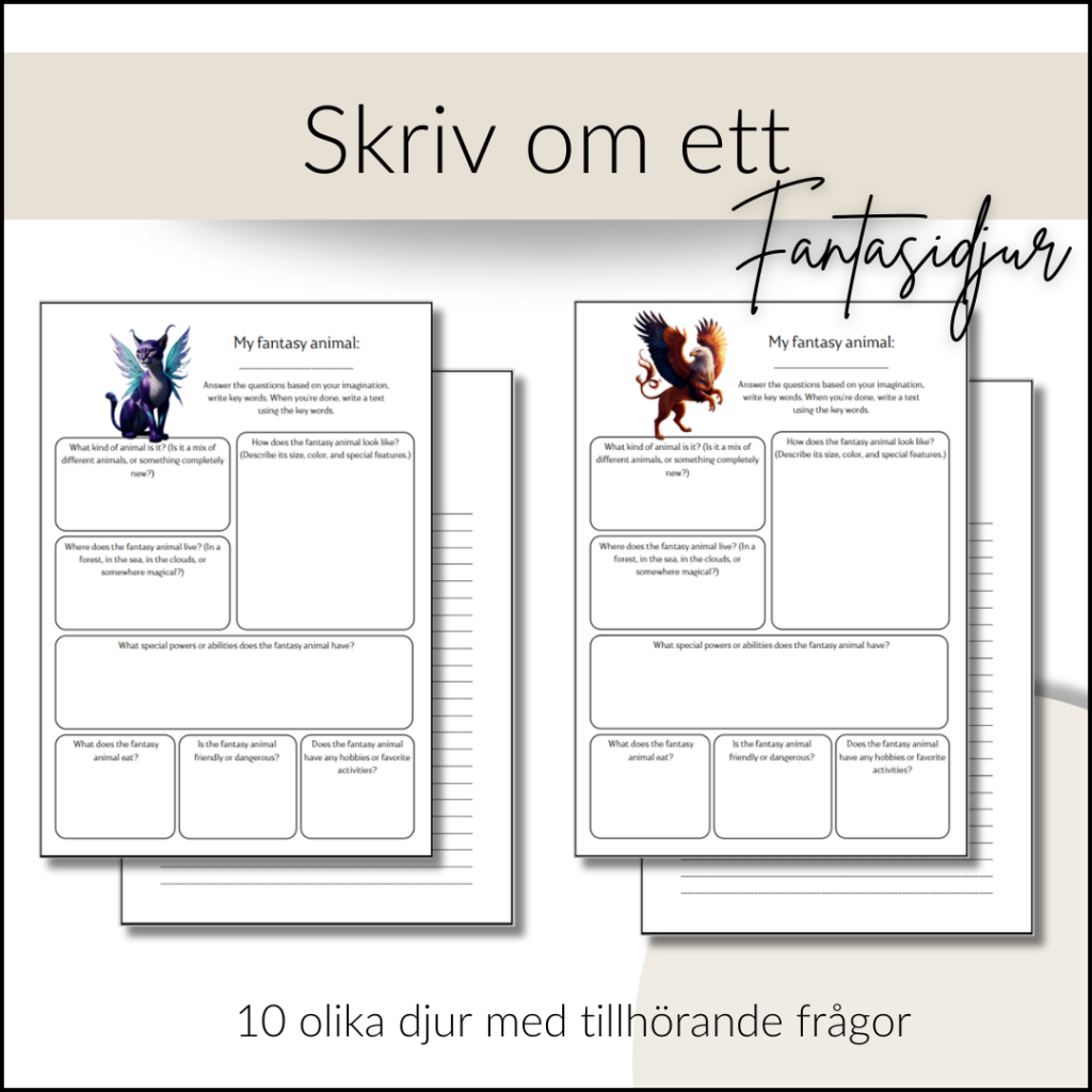 Skriv om ett fantasidjur
