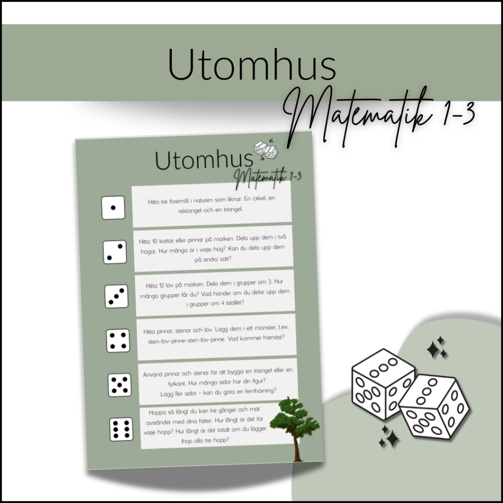 Utomhusmatemaik 1-3