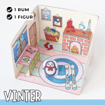 Pyssla dockhus – vinter - bild 1