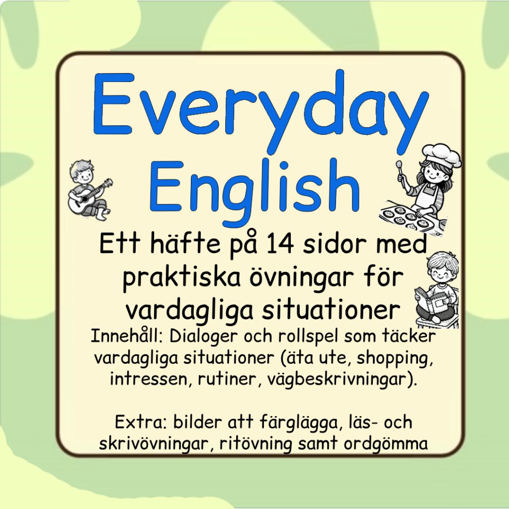 Vardagsengelska – Everyday English