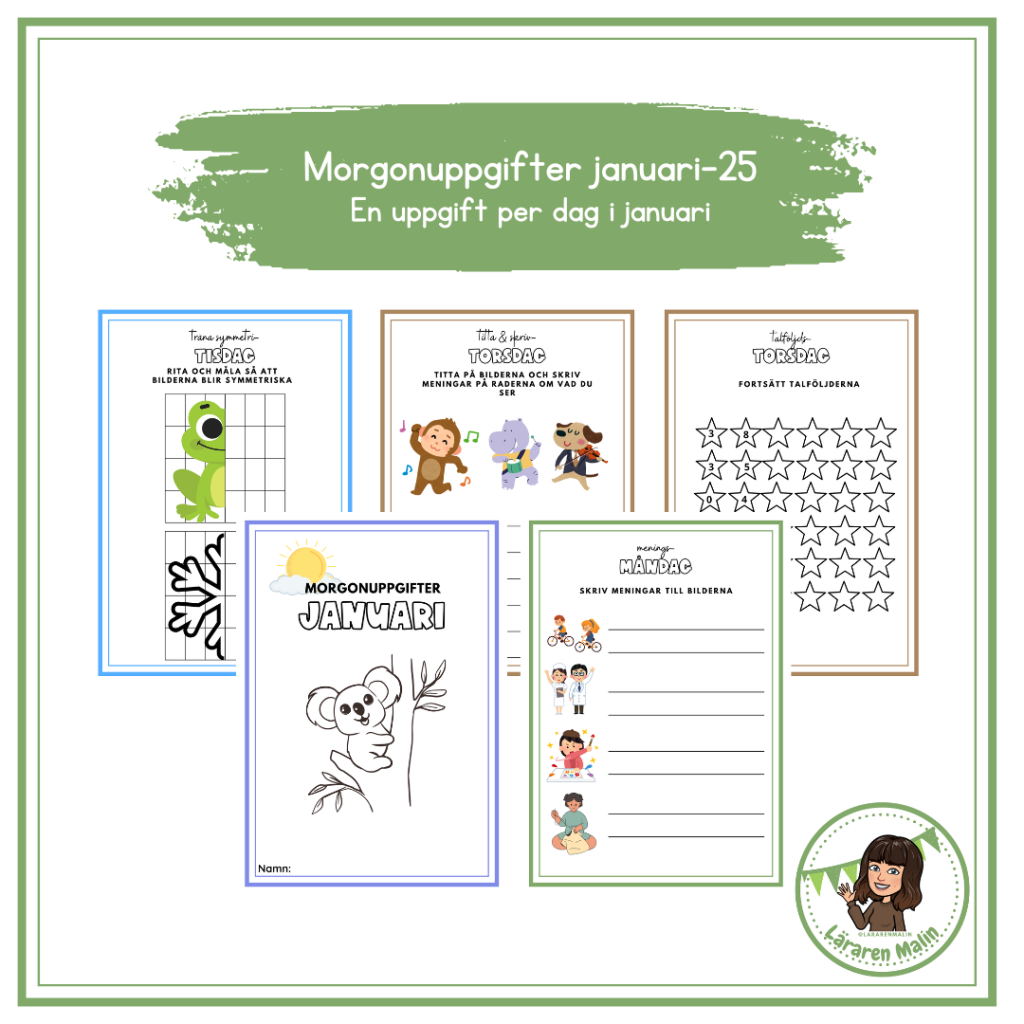 Morgonuppgifter januari-25