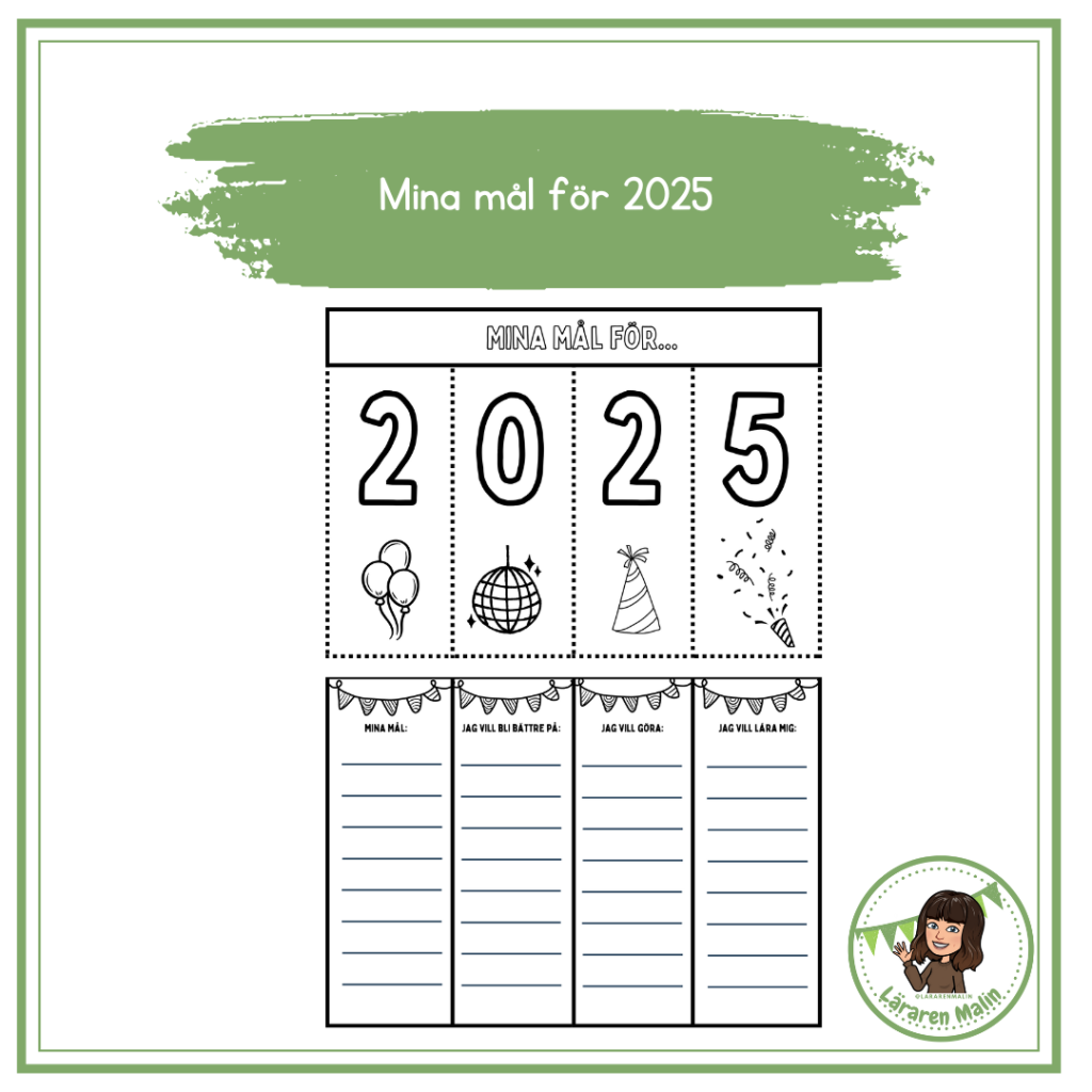 Mina mål för 2025