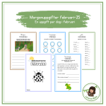 Morgonuppgifter februari - bild 1