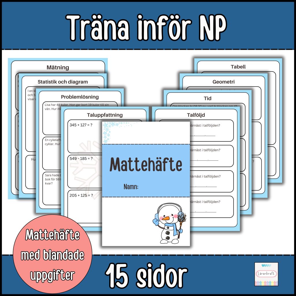 Mattehäfte inför Np (blandade uppgifter)