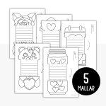 Skrivmallar – alla hjärtans dag - bild 3