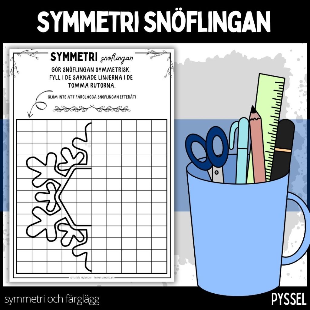Symmetri – snöflingan