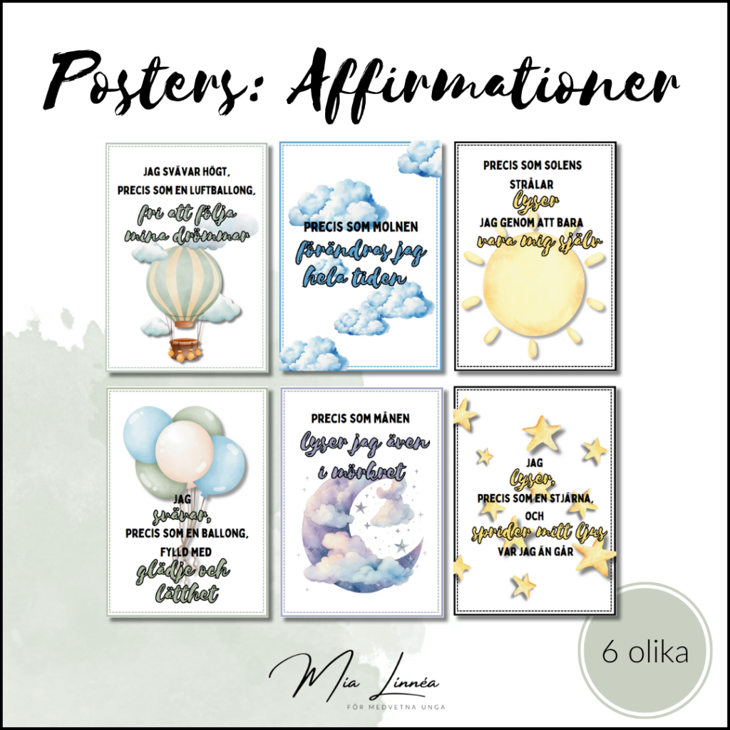 Posters affirmationer