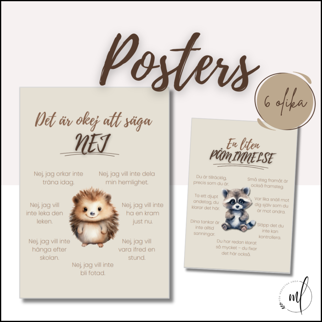 Posters: Viktiga påminnelser