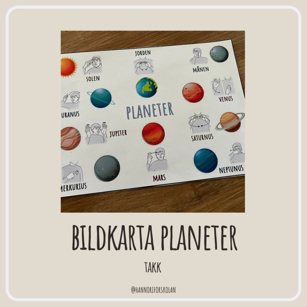 Bildkarta planeter
