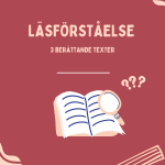 Läsförståelse (3 berättande texter- träning inför NP) - bild 2